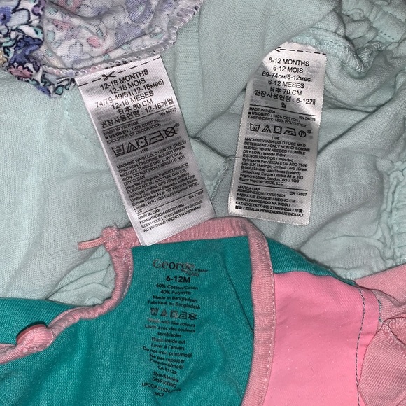 3 short onesies or rompers for bab girl! EUC! - Picture 4 of 4